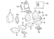 Seat Back Cushion Pad - Front, Driver