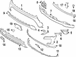 Bumper Cover Molding - Front