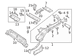 Floor Pan Crossmember Bracket Side Extension - Left, Rear