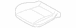 Seat Cover Cushion - Front, Driver