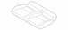 Seat Cover Cushion - Left, Rear