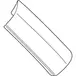 Body D-Pillar Molding - Left