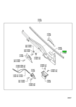 WEATHERSTRIP,FR DOOR BELT,INR LH 1