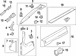 COUPE Plate Scuff Door Sill <br>Door Step cover - Right, Front (CONVERTIBLE, Coupe)