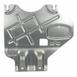 Powertrain Skid Plate Crossmember Shield Engine Oil Drain Plug Access Cover - Front