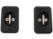 Bull Accessories Retractable Polished Stainless Steel Bed Hooks