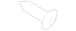 Door Reveal Molding Screw - M4 X 1.79 20.5