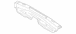 Floor Pan Crossmember - Rear, Center