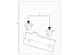 C Pillar molding Body Trim Panel - Bus (M2), Left (Crew Van)