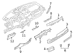 Instrument Panel Knee Bolster <br>Instrument