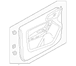 Door Interior Trim Panel - Left, Front (XLT)