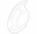 Brake Dust Shield Splash Guard - Right, Front