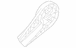 Seat Back Recliner Adjustment Handle Adjusting - Right, Front