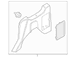 Interior Quarter Panel Trim - Left