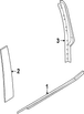 Door Belt Molding - Left, Rear