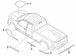 Quarter Panel Decal Stripe Graphics - Right (XLT Special Edition)
