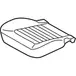 Seat Cover Cushion - Left, Front
