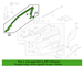 Door Window Molding Decal - Left, Rear