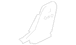 Shield Seat Back Recliner Adjustment Mechanism Cover - Left, Rear, Outer