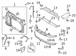 Radiator Support Air Deflector Valance Panel (Mid, Series Low)
