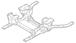 Suspension Subframe Crossmember - Front 5.2L