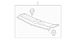 Cowl Cover Top Grille - Left