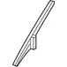 Windshield molding MOULDING - Right, Lower