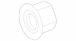 Suspension Control Arm Nut Castle And Washer - M14, Rear
