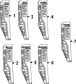 Fender Emblem Name Plate - Right, Front