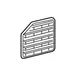Quarter Panel Vent Air Grille - Right, Rear, Inlet
