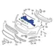 Bumper Cover Spacer Panel Filler - Front, Lower