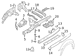Rail <br>Frame Side Member Apron Fender Apron/ Frame REINFORCED panel - Right, Front, Inner