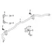 Suspension Stabilizer Bar Link Bolt Nut Sway - M10 X 25MM, Rear
