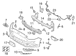 Bumper Trim Fog Lamp Bracket - Front