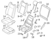 Seat Cover Cushion - Left, Right, Rear
