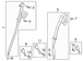 Seat Belt Receptacle - Right, Rear
