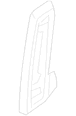 Interior Door Handle Trim Switch Housing - Left
