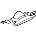 Bezel Exhaust Tail Pipe Tip - Left, Rear
