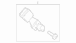 Seat Belt Receptacle - Left, Rear