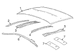 Body A-Pillar Reinforcement Side Rail - Right, Upper, Inner