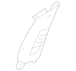 Door Pillar Post Trim Set Panel - Left (Police)