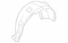 Quarter Panel Splash Shield Filler - Right
