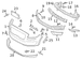 Cover Bumper <br>Bumper Pad - Front, Upper