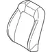 Seat Back Cushion Cover - Left, Front (Coupe)