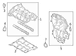 Cover Oil Pump Engine Timing <br>An for a vehicle - 1.5L (AT)