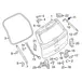 Liftgate Support Strut Holder Stud - M10 X 1.50 20