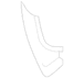 Bumper Protection Pad Stone Foil - Right (ST)