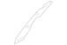 Body A-Pillar Trim Panel Windshield molding - Left