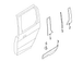 Body side Molding MOULDING Panel - Right, Front (CARGO VAN, WAGON)