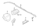 Curtain Air Bag - Left, Front